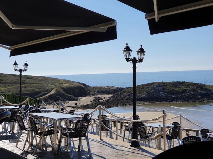 Apartamento Playa De Lires Cee Bagian luar foto